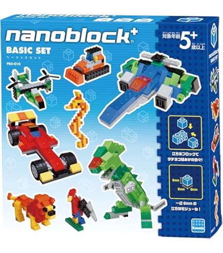 Amazon.co.jp: nanoblock ナノブロック BASIC SET : おもちゃ